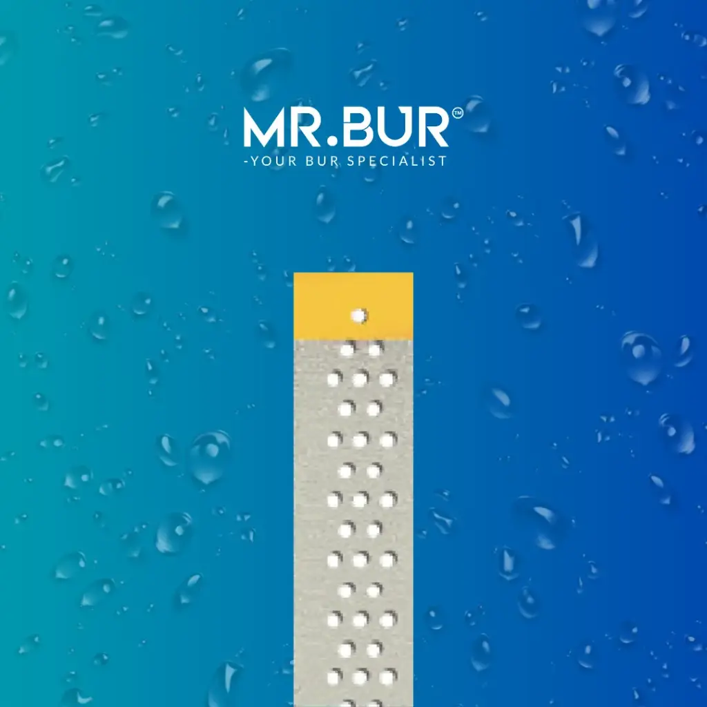 DIAMOND STRIP SERRATED EDGE DOUBLE SIDE 0.10MM