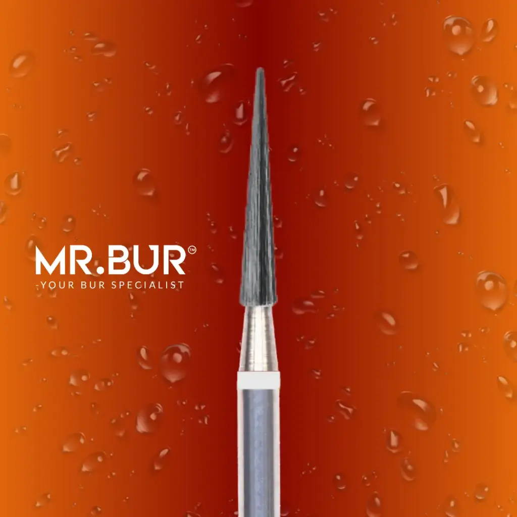 CF135UF.314.014 FINISHING CARBIDE POINTED CONE