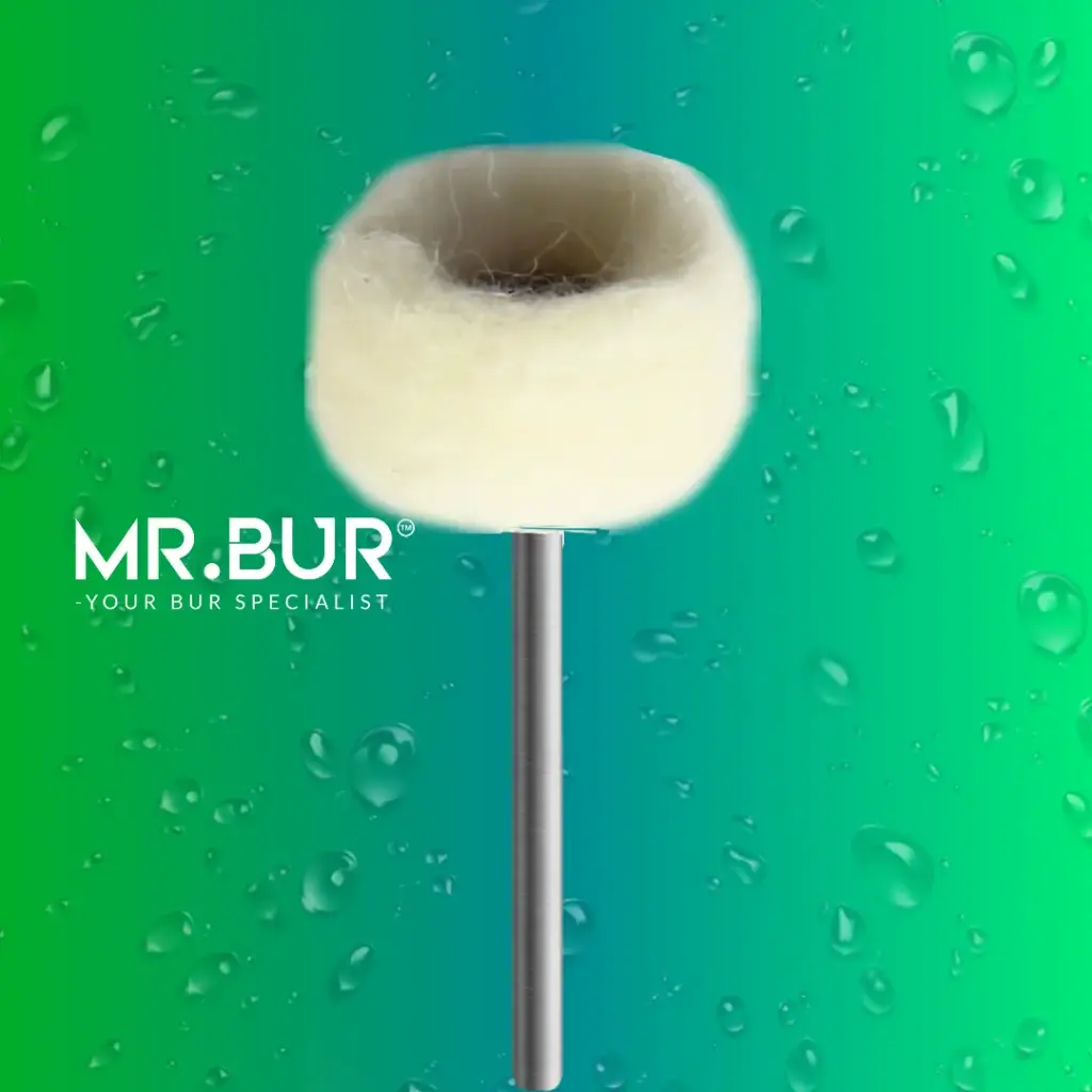 POLISHING BRUSH WHEEL SHAPE (WHITE/CASHMERE)