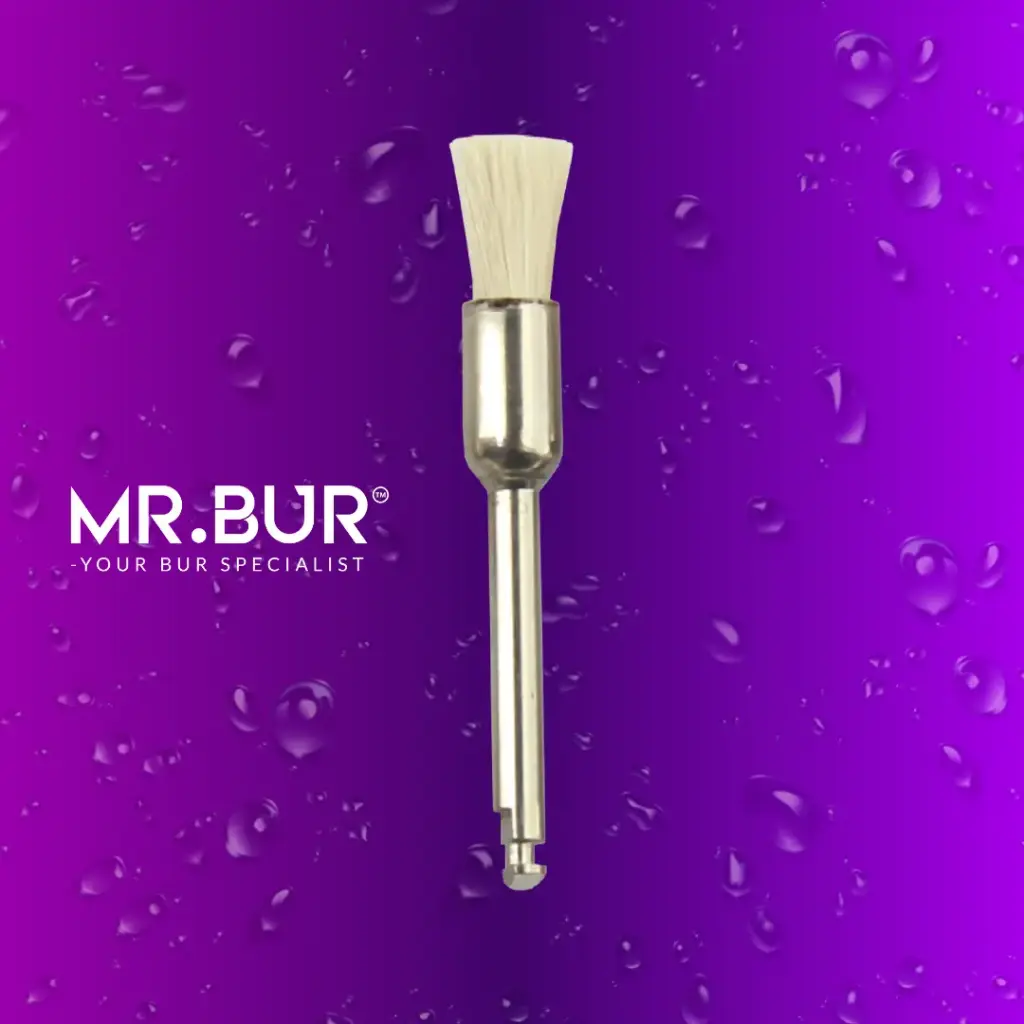 POLISHING BRUSHES RA 50PCS - WHITE GOAT HAIR