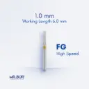 FG DIAMOND CYLINDER ROUNDED EDGE SUPER FINE