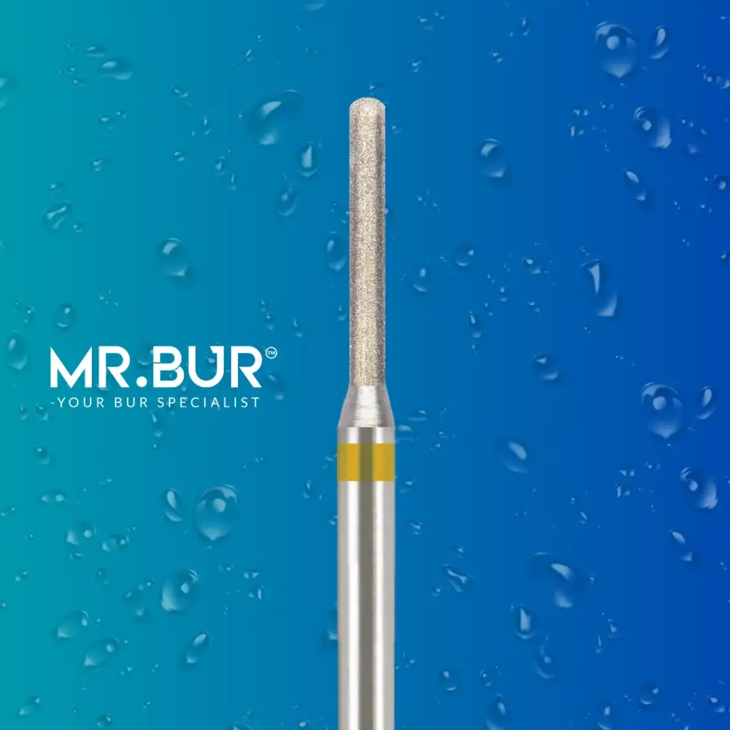 FG DIAMOND CYLINDER ROUND END FINE