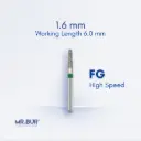 FG DIAMOND TAPER ROUND END 