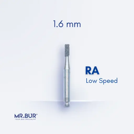 [R835/016] RA DIAMONDS BUR CYLINDER - FLAT END
