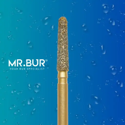 [229G - S850/18] FG GOLD TAPER ROUND END