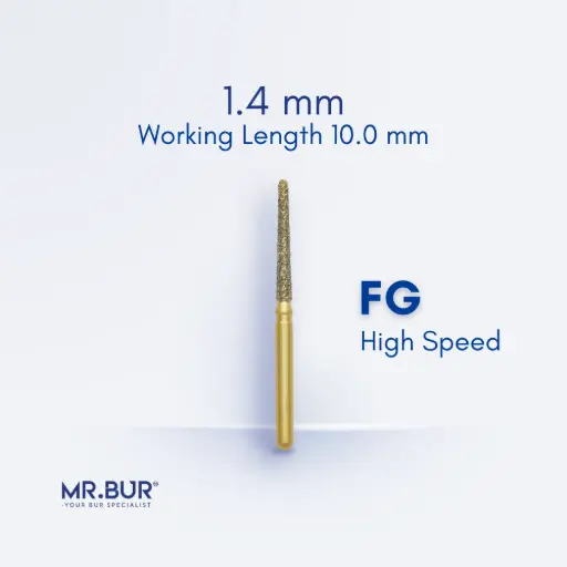 [34AG - 850/14] FG GOLD TAPER ROUND END