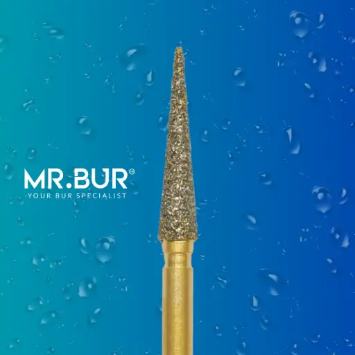 [S859/021] FG GOLD SHORT POINTED CONE